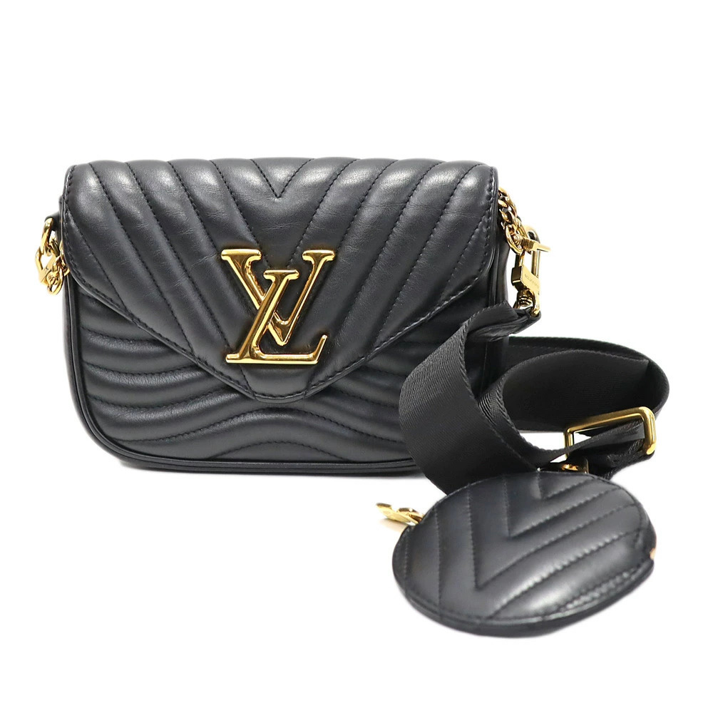 Louis Vuitton Multi Pochette Wave Bag Black